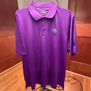 Under Armour Purple Golf Shirt 2XL